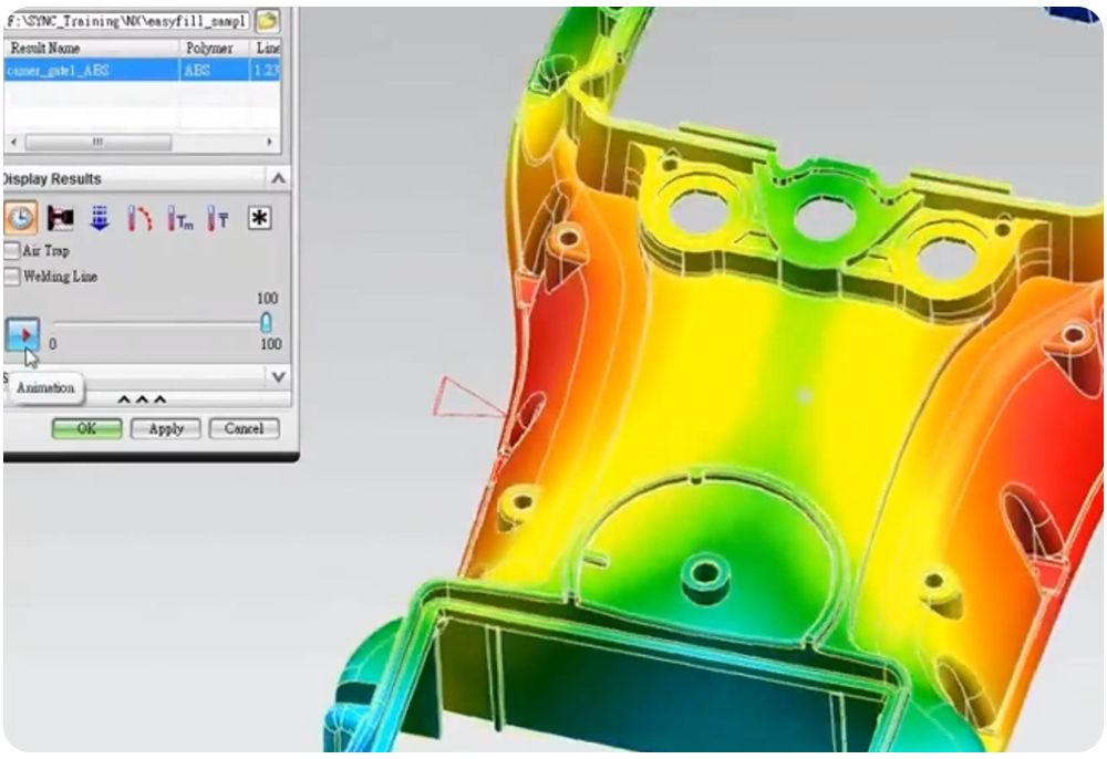 Proses Desain Mold Wizard (CAD)